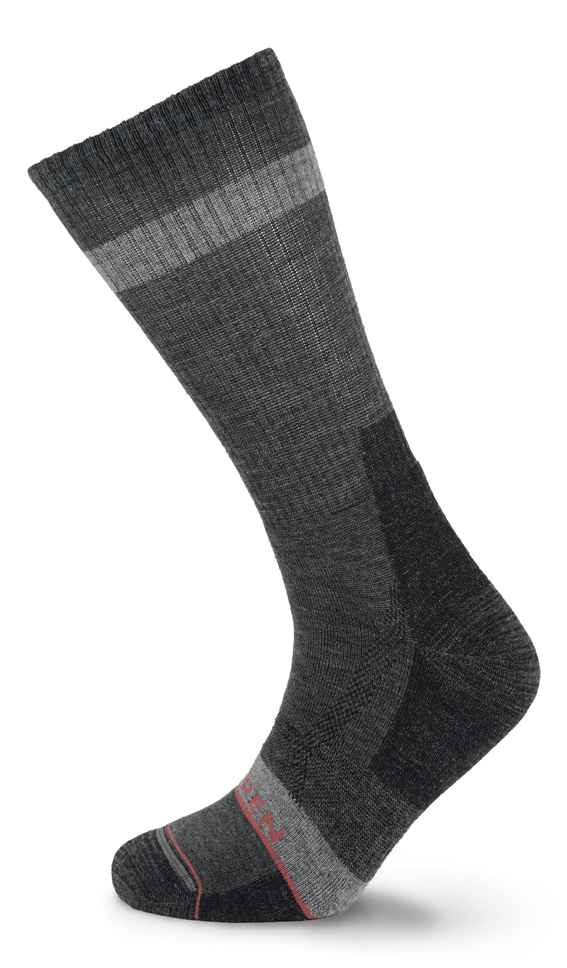 Image Lorpen MHMCW Merino Hike Midweight crew WHALES GREY S